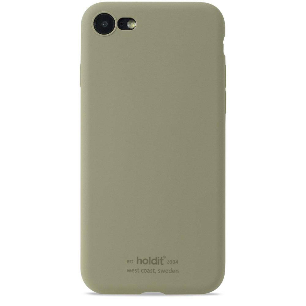 holdit holdit iPhone 7/8/SE Mobilskal Silikon Khaki Green - Teknikhallen.se