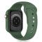 Tech-Protect Tech-Protect Apple Watch 42/44/45/46/49 mm Armband Silikon Olive - Teknikhallen.se