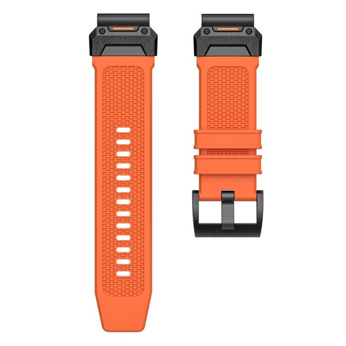 Bild 3,  Fenix 5/5X/6X/7X 26 mm Klockarmband Robust Orange - Teknikhallen.se
