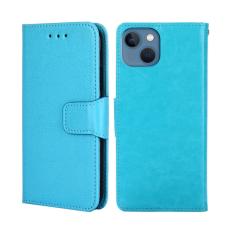  iPhone 14 Plus Fodral Solid Textur Ljus Bl&aring; - Teknikhallen.se