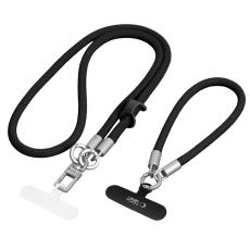 Tech-Protect Tech-Protect Mobilsn&ouml;re CrossBody & Wrist Rope Svart - Teknikhallen.se