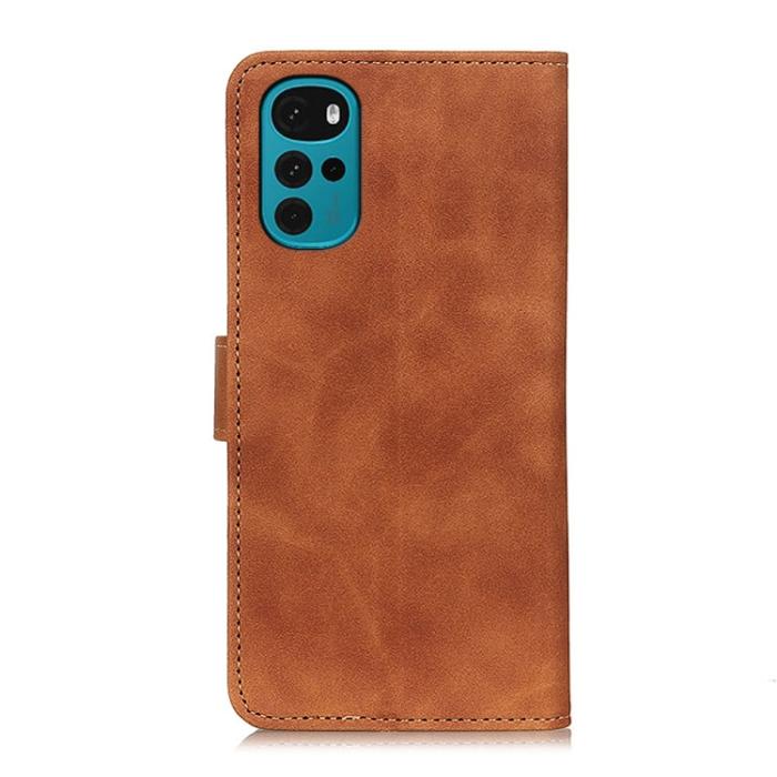 Bild 3, KHAZNEH KHAZNEH Motorola Moto G22 Fodral Retro Brun - Teknikhallen.se