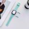  Apple Watch 41/40/38 mm Armband Silikon Cyan - Teknikhallen.se