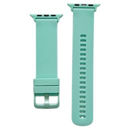  Apple Watch 41/40/38 mm Armband Silikon Cyan - Teknikhallen.se