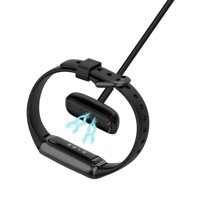 Bild 3,  Fitbit Luxe / Charge 5 USB Laddningskabel 1m Svart - Teknikhallen.se