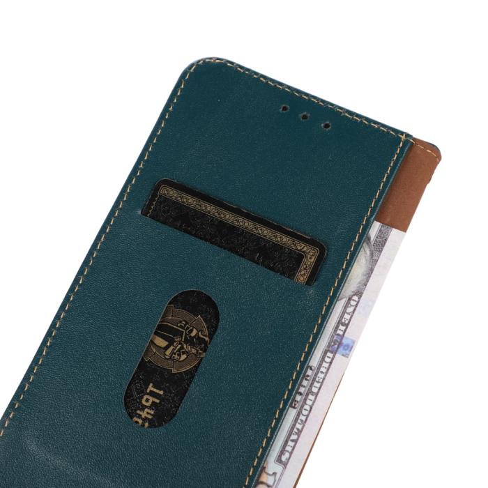 Bild 4, KHAZNEH KHAZNEH Galaxy S24 Ultra Fodral Flip RFID Äkta Läder Grön - Teknikhallen.se