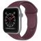 ColorPop Apple Watch 38/40/41 mm Silikon Armband (M/L) Vinröd - Teknikhallen.se