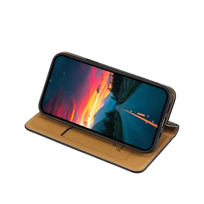 Bild 5,  TCL 30+ (2022) Fodral Flip Läder Svart - Teknikhallen.se