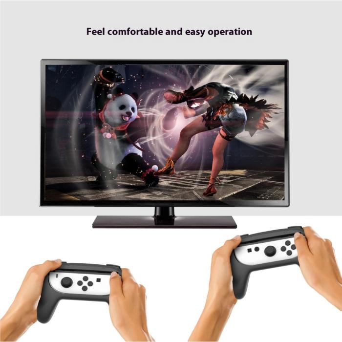 Bild 2, PGTECH PGTECH 2 st Nintendo Switch 2 Joy-Con Grip Svart - Teknikhallen.se