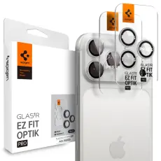 Spigen Spigen iPhone 17 Pro/Pro Max/16 Pro/Pro Max 2-PACK Linsskydd GLAS.tR "Ez Fit" - Teknikhallen.se