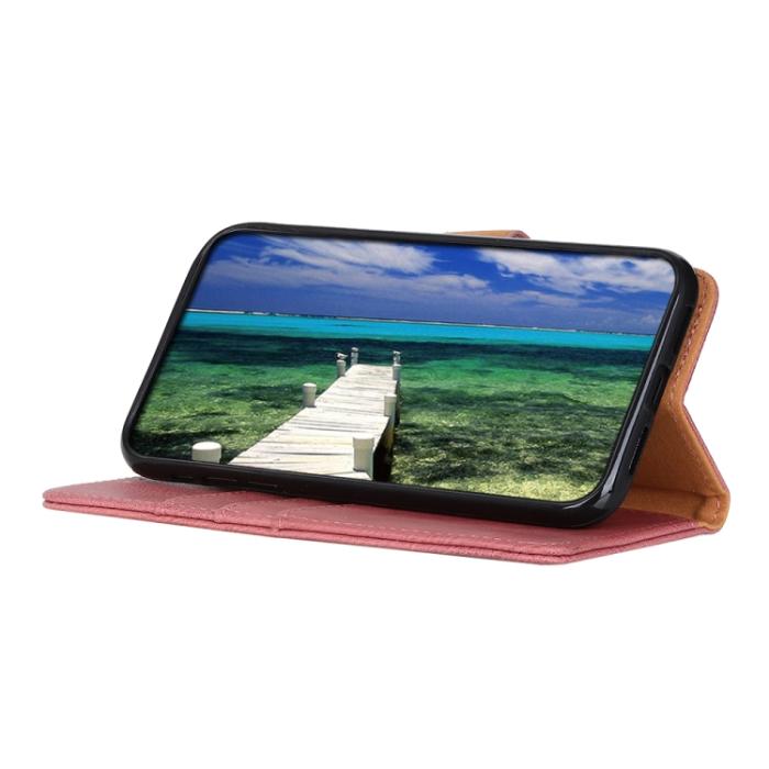 Bild 5, KHAZNEH KHAZNEH Motorola Moto G73 5G Fodral Läder Rosa - Teknikhallen.se
