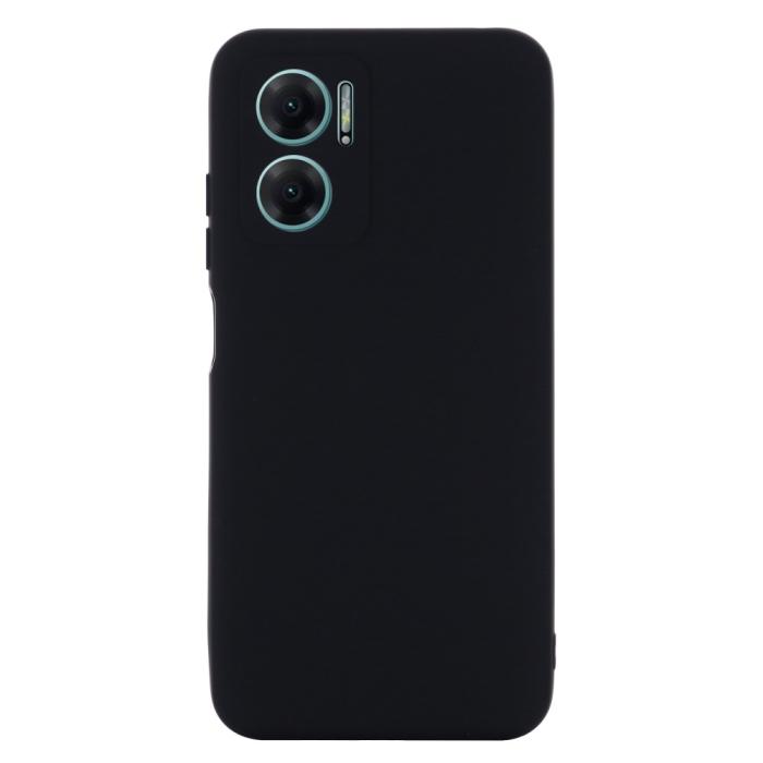 Bild 3,  Xiaomi Redmi 10 5G Skal Liquid Silikon Svart - Teknikhallen.se