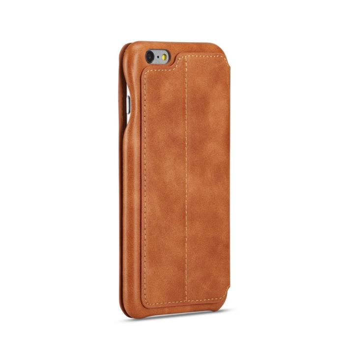 Bild 5, LC.IMEEKE iPhone 6/6S Plus - LC.IMEEKE Retro Läder Fodral - Brun - Teknikhallen.se