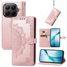  Xiaomi 17T Fodral L&auml;der Mandala Ros&eacute;guld - Teknikhallen.se