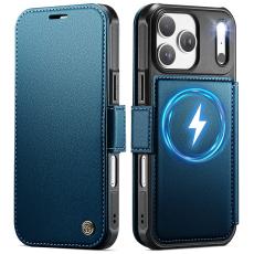 CASEME CASEME iPhone 17 Pro Skal RFID Pl&aring;nbok Bl&aring; - Teknikhallen.se