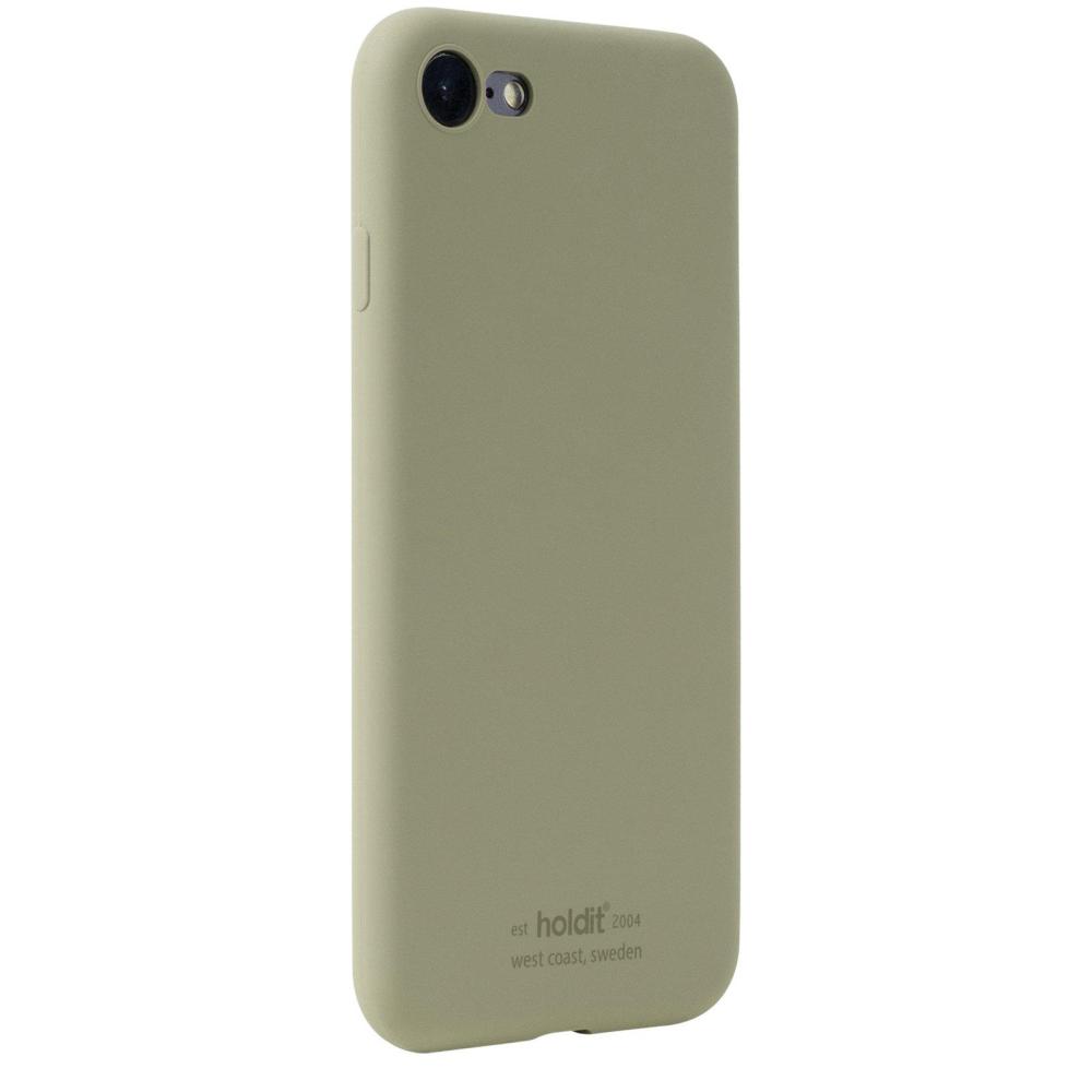 holdit holdit iPhone 7/8/SE Mobilskal Silikon Khaki Green - Teknikhallen.se