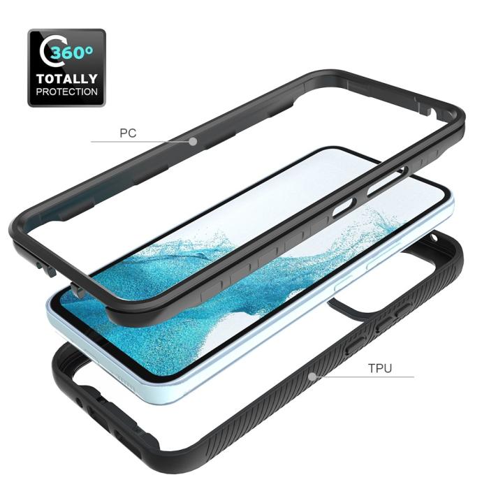 Bild 2,  Samsung Galaxy A54 5G Skal 360 Hybrid Svart - Teknikhallen.se