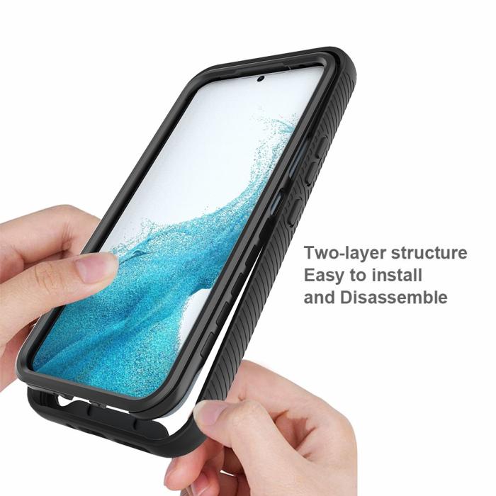 Bild 3,  Samsung Galaxy A54 5G Skal 360 Hybrid Svart - Teknikhallen.se
