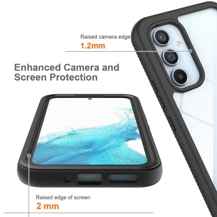 Bild 4,  Samsung Galaxy A54 5G Skal 360 Hybrid Svart - Teknikhallen.se