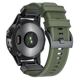  Fenix 5/5X/6X/7X 26 mm Klockarmband Robust Grön - Teknikhallen.se