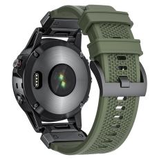  Fenix 5/5X/6X/7X 26 mm Klockarmband Robust Gr&ouml;n - Teknikhallen.se