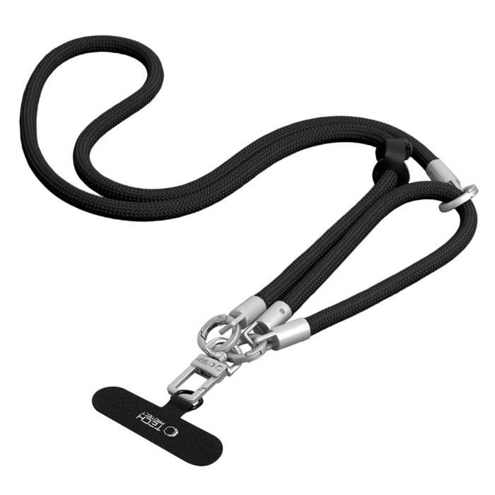 Bild 5, Tech-Protect Tech-Protect Mobilsnöre CrossBody & Wrist Rope Svart - Teknikhallen.se
