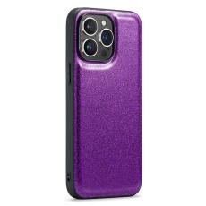 DG.MING DG.MING iPhone 14 Pro Max Skal L&auml;der Glitter Lila - Teknikhallen.se