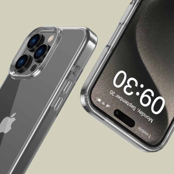 Bild 3, Tech-Protect Tech-Protect iPhone 16 Pro Max Skal FlexAir Hybrid Transparent - Teknikhallen.se