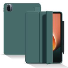  Xiaomi Pad 5 Fodral Tri-Fold Skin Touch M&ouml;rk Gr&ouml;n - Teknikhallen.se