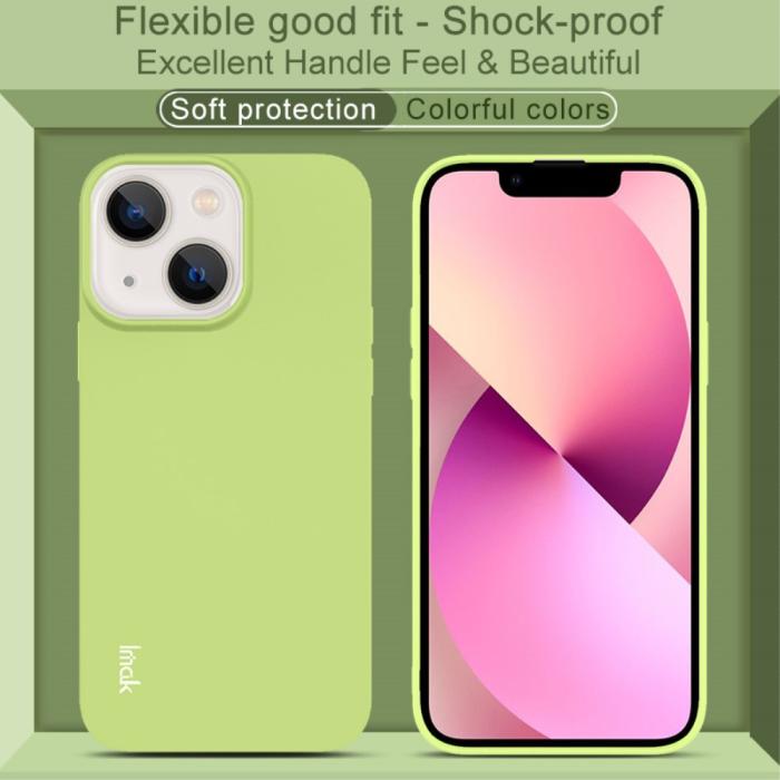 Bild 3, IMAK IMAK iPhone 13 Mini Skal Skin Touch TPU Grön - Teknikhallen.se