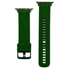  Apple Watch 42/41/40/38 mm Armband Silikon Svartaktig Gr&ouml;n - Teknikhallen.se