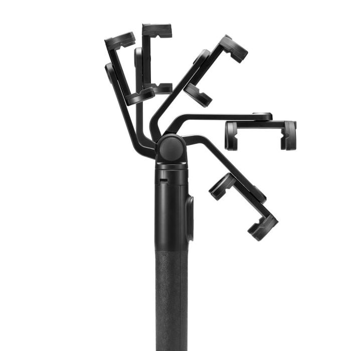 Bild 6, Spigen Spigen 161 cm Bluetooth Selfiestick Tripod Svart - Teknikhallen.se