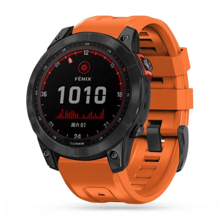 Bild 2, Tech-Protect Tech-Protect Garmin Fenix 5/6/6 Pro/7 Armband Iconband Orange - Teknikhallen.se