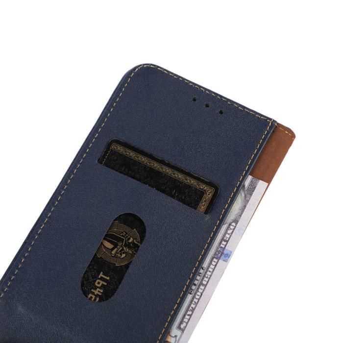 Bild 4, KHAZNEH KHAZNEH Galaxy S24 Ultra Fodral Flip RFID Äkta Läder Blå - Teknikhallen.se