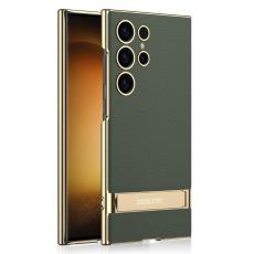 GKK GKK Galaxy S24 Ultra Skal Electroplate Kickstand Gr&ouml;n - Teknikhallen.se