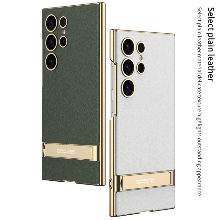 Bild 5, GKK GKK Galaxy S24 Ultra Skal Electroplate Kickstand Grön - Teknikhallen.se