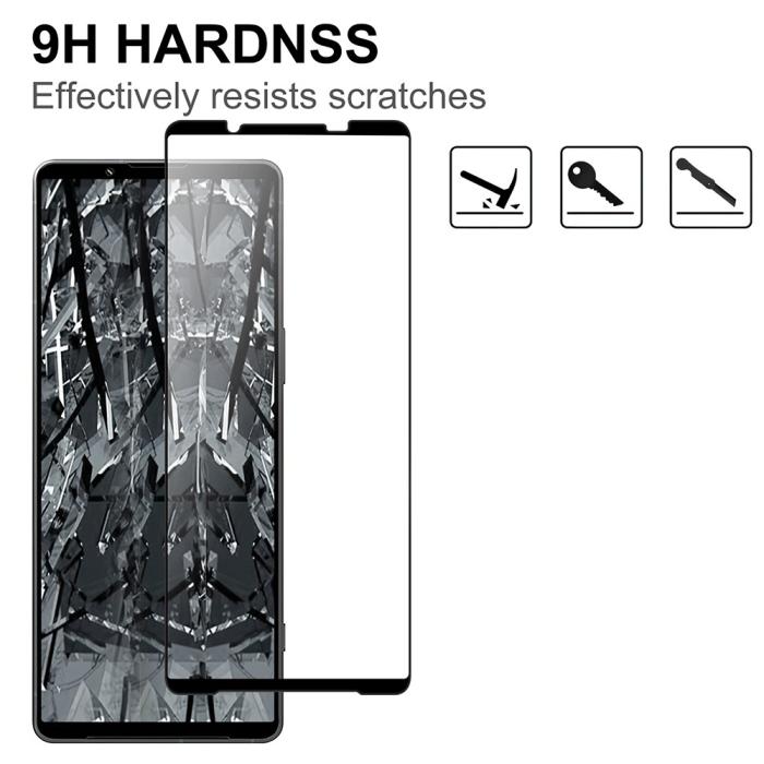 Bild 3,  Sony Xperia 1 VI Heltäckande Skärmskydd Transparent - Teknikhallen.se