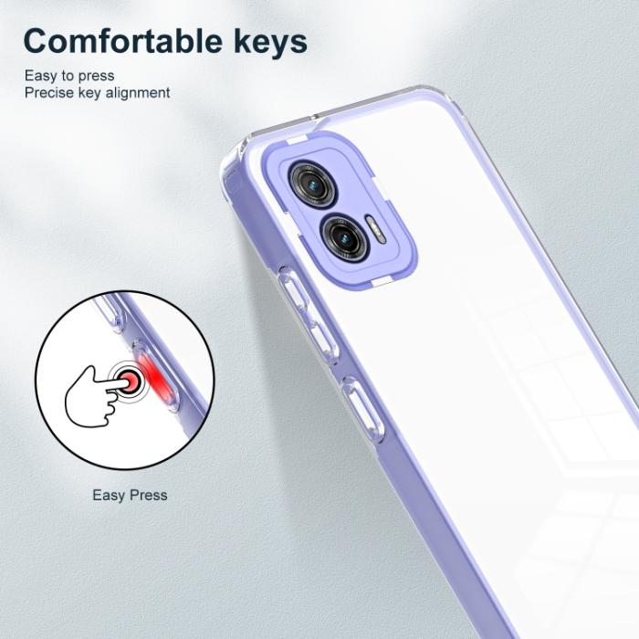 Bild 5,  Motorola Moto G73 5G Skal Hybrid Lila - Teknikhallen.se