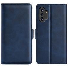  Samsung Galaxy A13 4G Fodral Magnetisk St&auml;ngning Bl&aring; - Teknikhallen.se