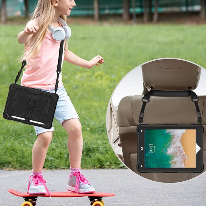 Bild 5,  iPad 9.7 2017/2018 / Air / Air 2 Skal Butterfly Shockproof Hybrid - Teknikhallen.se