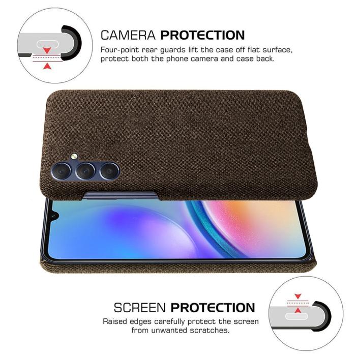Bild 5,  Samsung Galaxy A05s 4G Skal Nylonbelagt Brun - Teknikhallen.se
