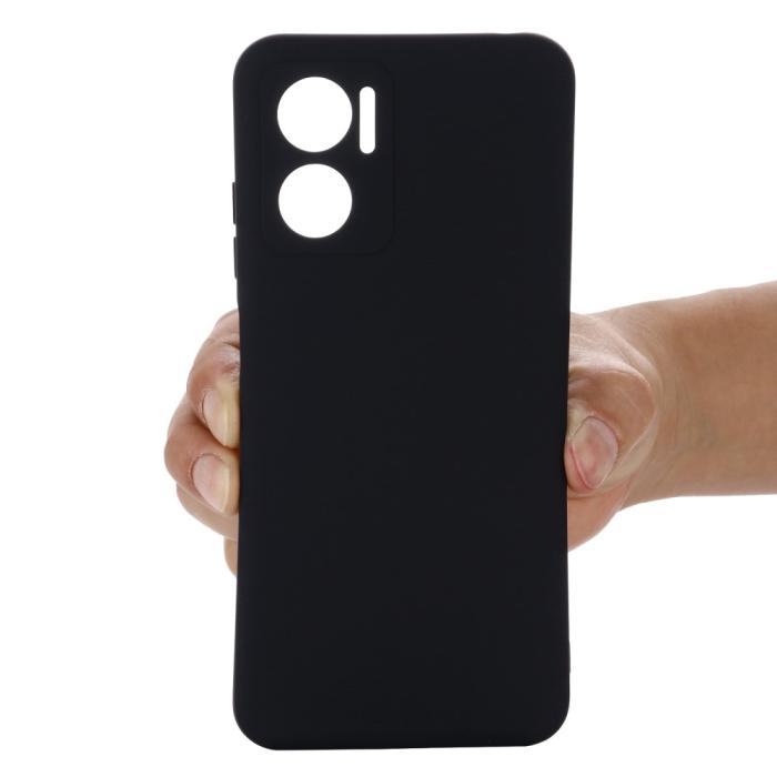Bild 5,  Xiaomi Redmi 10 5G Skal Liquid Silikon Svart - Teknikhallen.se