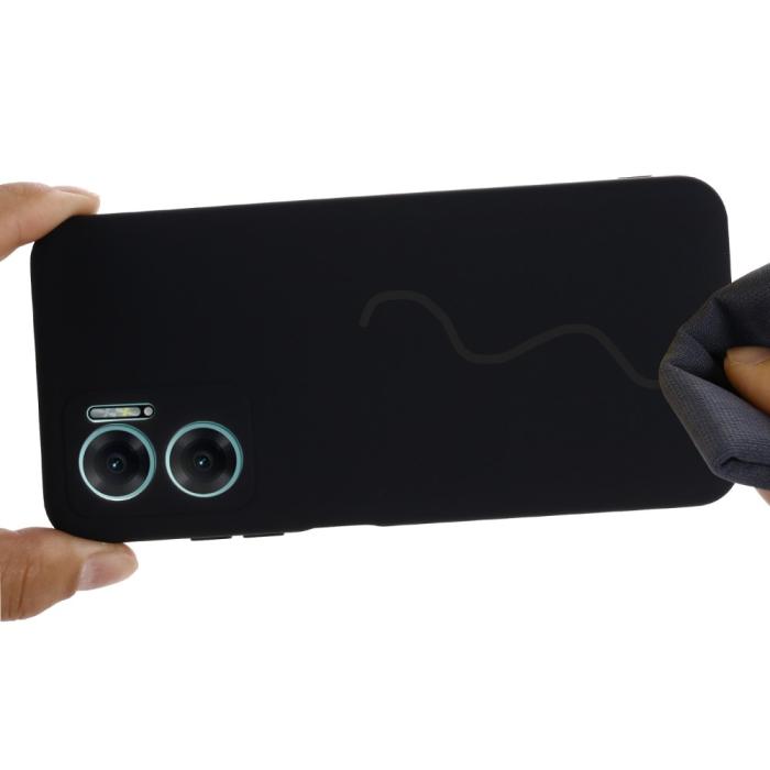 Bild 6,  Xiaomi Redmi 10 5G Skal Liquid Silikon Svart - Teknikhallen.se
