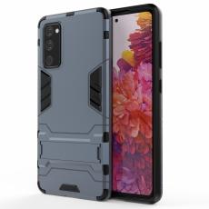  Samsung Galaxy S20 FE - Hybrid Skal med Kickstand - Bl&aring; - Teknikhallen.se