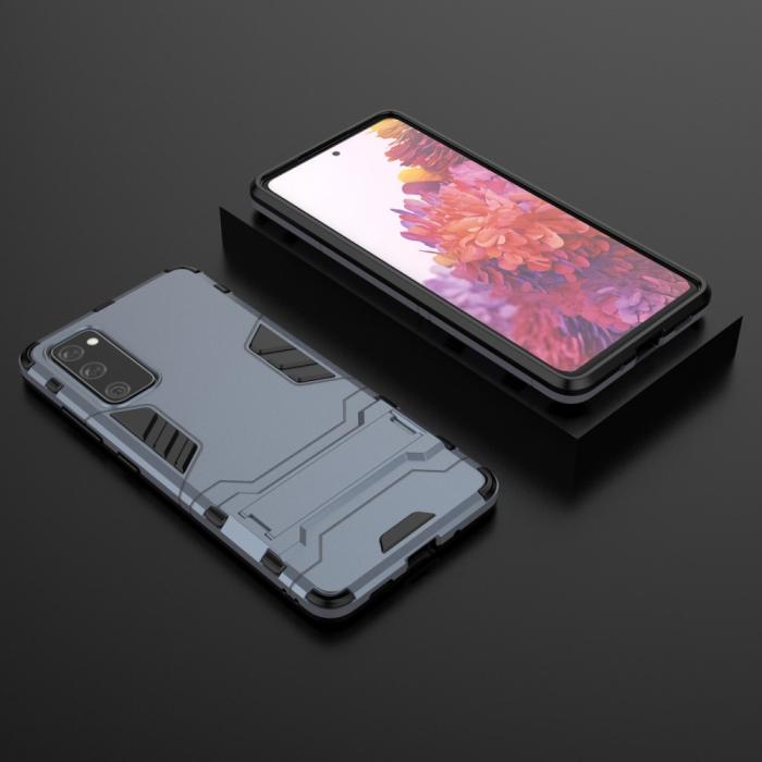 Bild 5,  Samsung Galaxy S20 FE - Hybrid Skal med Kickstand - Blå - Teknikhallen.se