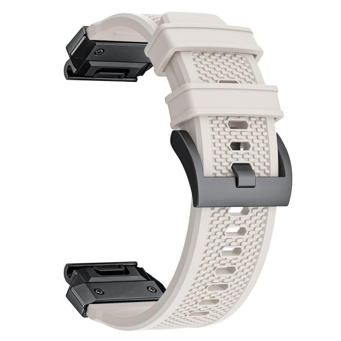 Bild 2,  Fenix 5/5X/6X/7X 26 mm Klockarmband Robust Beige - Teknikhallen.se