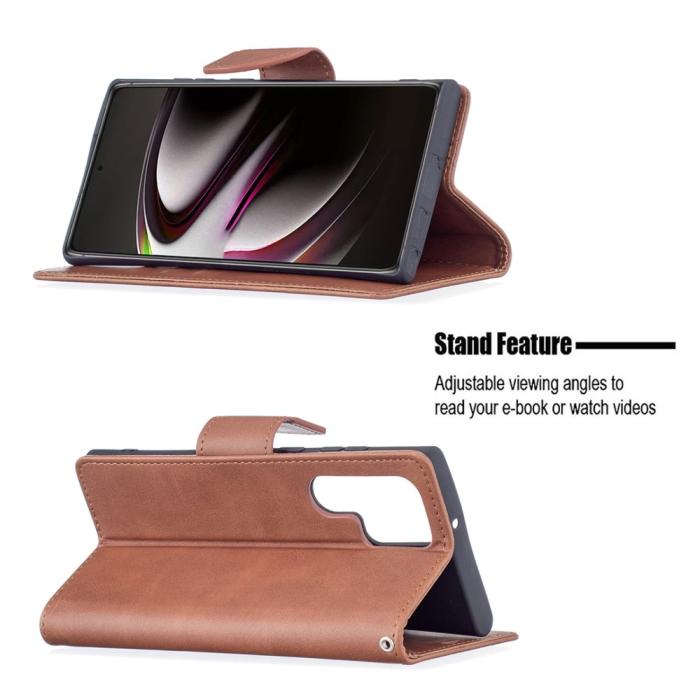 Bild 2,  Samsung Galaxy S22 Ultra Fodral Shark Solid Brun - Teknikhallen.se