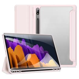 DUX DUCIS DUX DUCIS Samsung Galaxy Tab S7 / Tab S8 Fodral TOBY Pennhållare Rosa - Teknikhallen.se