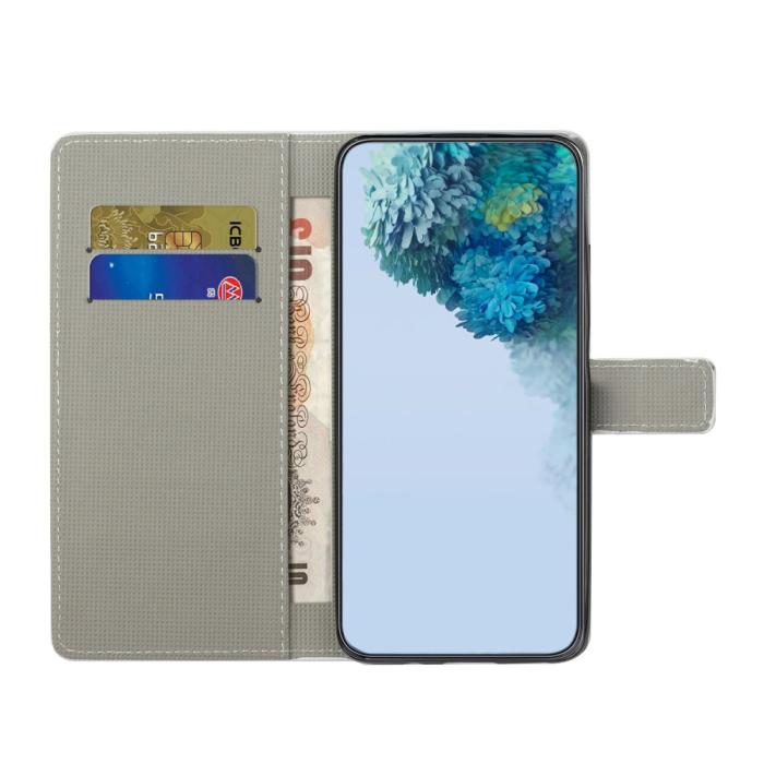 Bild 2,  Samsung Galaxy A35 5G Fodral Med Tryck Blå Fjäril - Teknikhallen.se