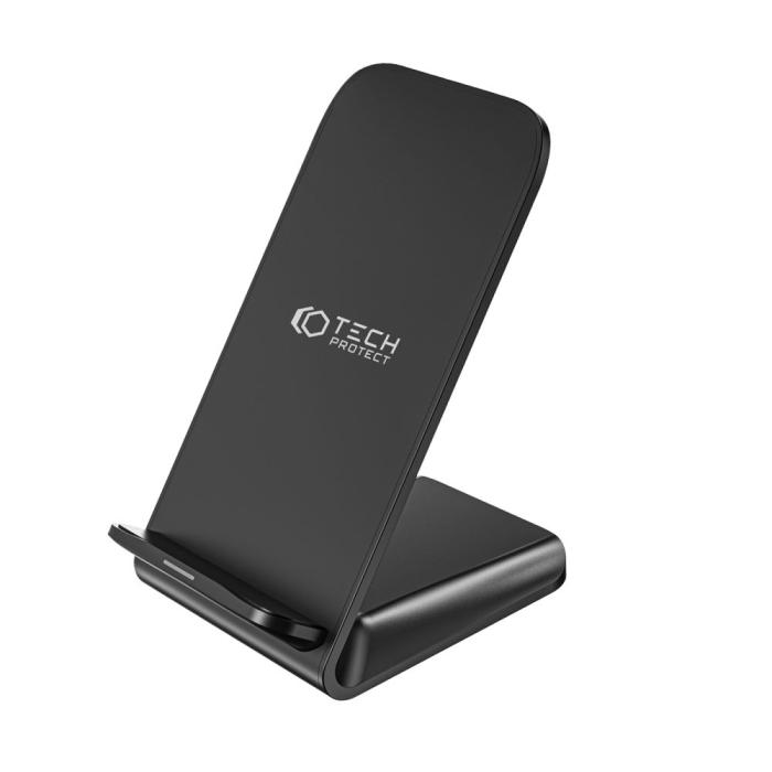 Bild 2, Tech-Protect Tech-Protect 15W Qi Trådlös Snabbladdare Svart - Teknikhallen.se
